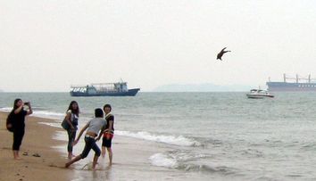 Ce suflet are de a putut sa faca asa ceva? Un barbat a aruncat de mai multe ori un catelus in mare