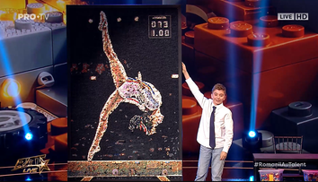 Românii au talent, 8 mai 2026, prima semifinală LIVE. Albert Oprea a făcut-o pe Nadia Comăneci, din piese de LEGO! Reacția lui Bobonete: ”Cred că ești de 10!”