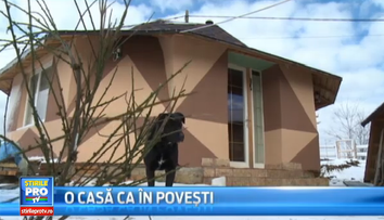 Un bihorean si-a construit o casa in forma de dom. Cat l-a costat si care sunt avantajele unei astfel de locuinte