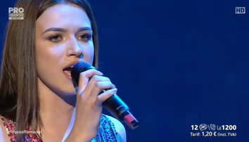 Ioana Ignat a interpretat piesa 