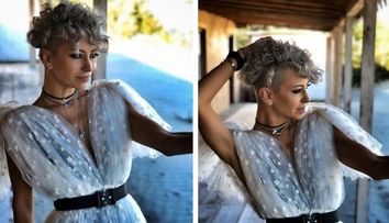 Giulia Anghelescu, primele poze după operația de mărire a bustului