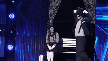 Românii au talent 2020: Dilu Dila Show, moment de pantomimă