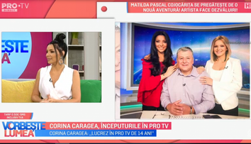 VIDEO Corina Caragea, începuturile în PROTV