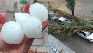 A bătut piatra într-una dintre cele mai iubite stațiuni de vacanță! Zeci de oameni au fost răniți, iar plajele s-au făcut albe în plină vară