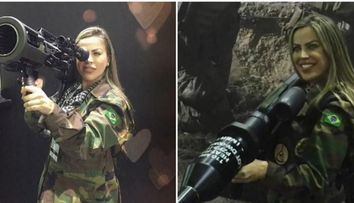 Modelul brazilian Thalita a murit în urma unui atac cu rachete rusești la Harkov. Ea se alăturase armatei ucrainene ca lunetist