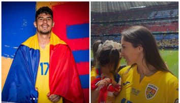 Gestul superb făcut de Florinel Coman după România – Ucraina! Soția Ioana și fetița lor, Kasia, l-au susținut din tribune: „Te adorăm!”