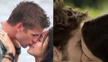 Miley Cyrus si Liam Hemsworth se saruta mai bine decat Kristen Stewart si Robert Pattinson FOTO