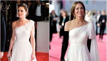 Kate Middleton, apariție de vis la Premiile BAFTA. Prințesa a îmbrăcat aceeași rochie ca la ediția din 2019