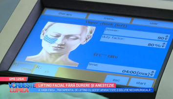 VIDEO Lifting facial fără durere și anestezie
