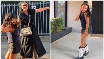 A împrumutat cizmele Andrei și a început să danseze pe piesa lui Beyoncé. Eva Măruță și-a cucerit admiratorii: „Ai atitudinea mamei tale, plină de bucurie”