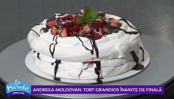 VIDEO Andreea Moldovan, tort grandios înainte de finală