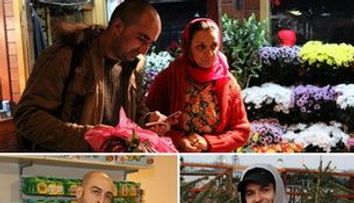 Carmen Tanase vinde flori, iar Mircea Solcanu s-a angajat ca vanzator intr-o macelarie FOTO!