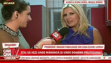 VIDEO: Elena Udrea isi arata casa! Vezi imaginile fabuloase din casa celei mai faimoase femei din politica din Romania