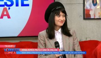 VIDEO Irina Rimes pregătește primul concert online din România pe data de 2 octombrie