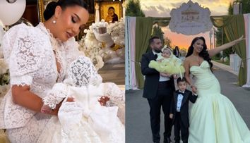 Influencerița Larisa Udilă a transformat botezul fiicei sale, Asia, într-un adevărat basm. Nicole Cherry și soțul ei, Florin, au fost nașii micuței, iar Andra și Theo Rose au făcut show la petrecere