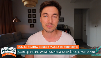 Cum se poartă corect masca de protecție. Sfaturi de la dr. Mihail Pautov