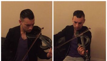 Remus Stana, romanul care a facut senzatie pe strazile din Scotia cu vioara lui, revine cu o noua piesa - VIDEO