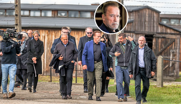 Arnold Schwarzenegger la Auschwitz. Actorul s-a întâlnit cu urmașii supraviețuitorilor