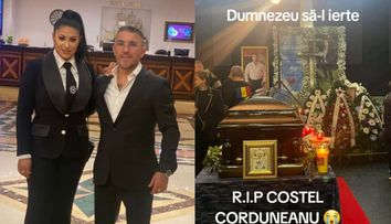 Soția lui Costel Corduneanu nu se poate dezlipi de lângă trupul neînsuflețit al interlopului. Grațiela Cercel nu este pregătită să îl conducă pe ultimul drum: „Văduvă supărată”