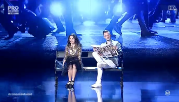 Scena de la Romanii au talent​ s-a zguduit in ritmul pantofilor ei. Explozie de energie si talent marca Andra Gogan