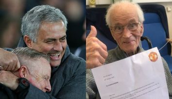 Un batran de 94 de ani a primit o scrisoare in timp ce era pe patul de spital! Ce i-a transmis Mourinho