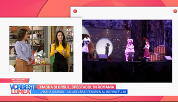 VIDEO Masha și ursul, un nou spectacol în România