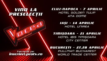 Cei care vor să ajungă pe scena de la Vocea României o pot face anul acesta! Au început înscrierile pentru sezonul 12