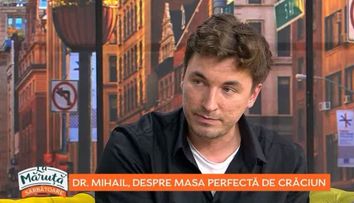 Sfaturi pentru masa de Crăciun de la doctor Mihail! Cât și cum mâncăm ca să nu ne simțim rău