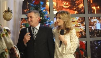 Adela Popescu si tatal ei, pentru prima data intr-un platou la televiziune, la ProTv International