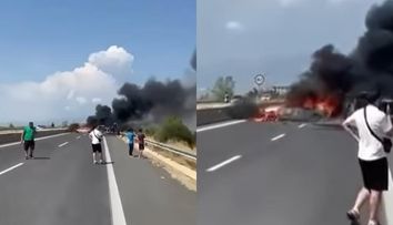 Accident cumplit spre feribotul către Thassos. Trei persoane au murit după ce un TIR a intrat cu o viteză de peste 100 km/h în două mașini care așteptau la bariera de taxare