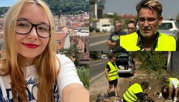 Tatăl Robertei, fata care și-a pierdut viața în accidentul de la 2 mai, a plantat un copac în memoria fiicei sale
