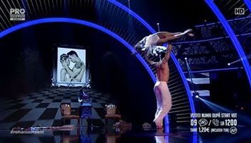 Au ridicat sala in picioare cu povestea de dragoste transpusa prin dans pe scena de la Romanii au talent