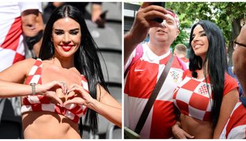 Nu i-a purtat noroc Croației, dar în tribunele de la Euro 2024 nu a avut rivală! Suporterii s-au înghesuit să facă poze cu Ivana Knoll: „Cea mai bună priveliște de la meci!”