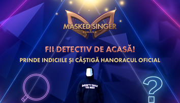 UPDATE CÂȘTIGĂTORI Concurs - Ghicește vedetele care se ascund în spatele măștilor și poți câștiga hanoracul oficial 