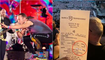 Cât a plătit un bucureștean pentru două ape, două doze de suc și popcorn la concertul Coldplay de pe Arena Națională. Suma exorbitantă pe care a scos-o din buzunar