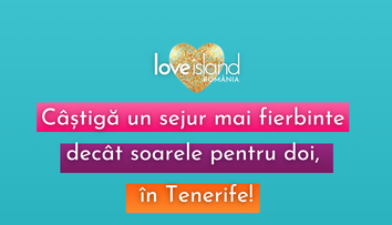 Cu Love Island și VOYO poți câștiga un sejur de 7 nopți pentru 2 persoane, în Tenerife