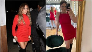 Adela Popescu, apariție de senzație într-o rochie mini roșie, a la J Lo. Ținuta cu care a atras toate privirile