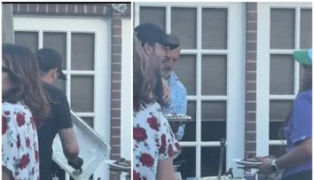 Un cântăreț celebru, viral după ce a fost surprins făcând grătarul în curte: ”Am ajuns la petrecere și el făcea barbeque și salată de varză”. Reacția invitaților