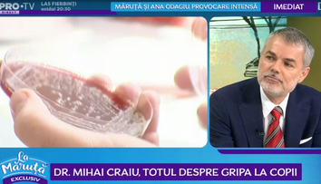VIDEO Medicul Mihai Craiu, totul despre gripa la copii