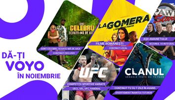 În noiembrie, cele mai iubite filme românești și competiții sportive se văd pe VOYO!