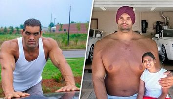 Povestea de viață a Marelui Khali, celebrul wrestler și actor indian. Cum arată la 50 de ani