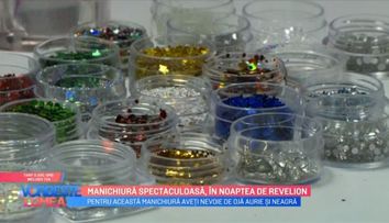 VIDEO Manichiură spectaculoasă pentru noaptea de revelion
