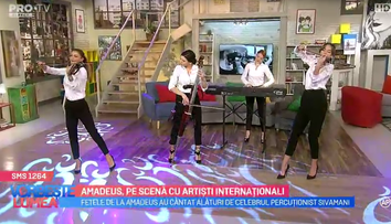 VIDEO Amadeus, pe scenă cu artiști internaționali