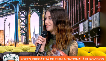 VIDEO Roxen, pregătită pentru finala națională Eurovision