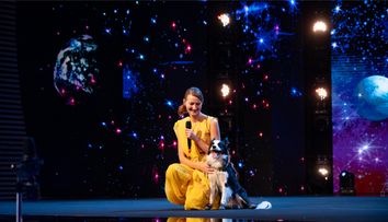 Românii au talent, 23 februarie. Anastasiia Beaumont și cățelușa Salsa, dans bollywoodian pe scena talentelor: „M-am topit! Dansați impecabil!”