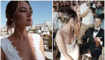 Dansul pentru mire care a devenit viral pe TikTok. Printre dansatoare s-a aflat și Nicole Cherry