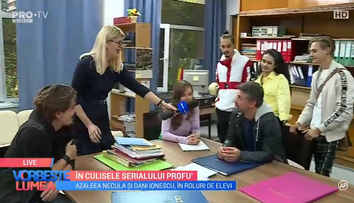 VIDEO În culisele serialului Profu'. Ce spun actorii despre episodul din această seară