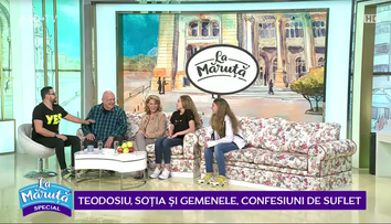 VIDEO Teodosiu, soția și gemenele, confesiuni de suflet