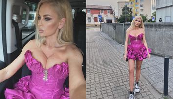 Andreea Bănică, apariție controversată, într-o rochie mult prea decoltată. Fanii au taxat-o imediat când au văzut-o cum arată: „Bine că nu i-ai ridicat până în gât”