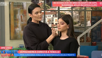VIDEO Demachierea corectă a tenului explicată de Dana Argeșan